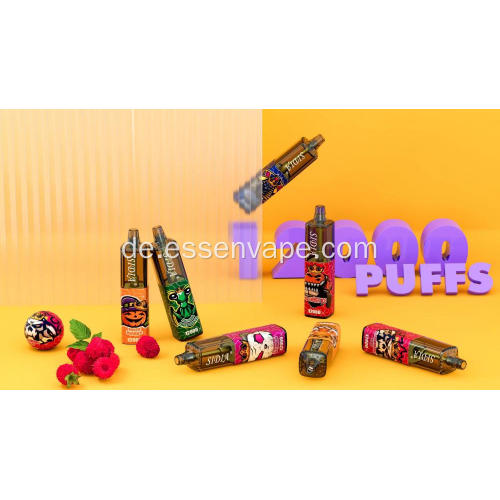 Rote Energie Eis Sidia 12000 Puffs Vape Shop